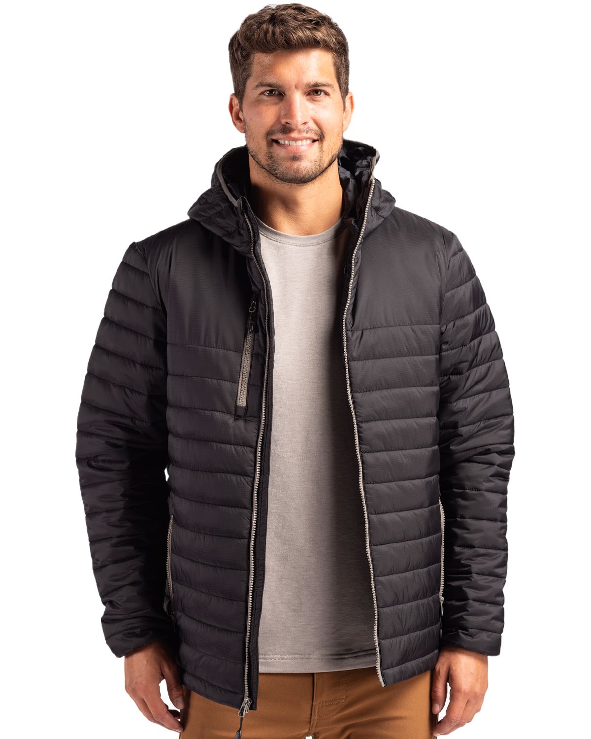 Valhalla Eco Full Zip Mens Puffer Jacket