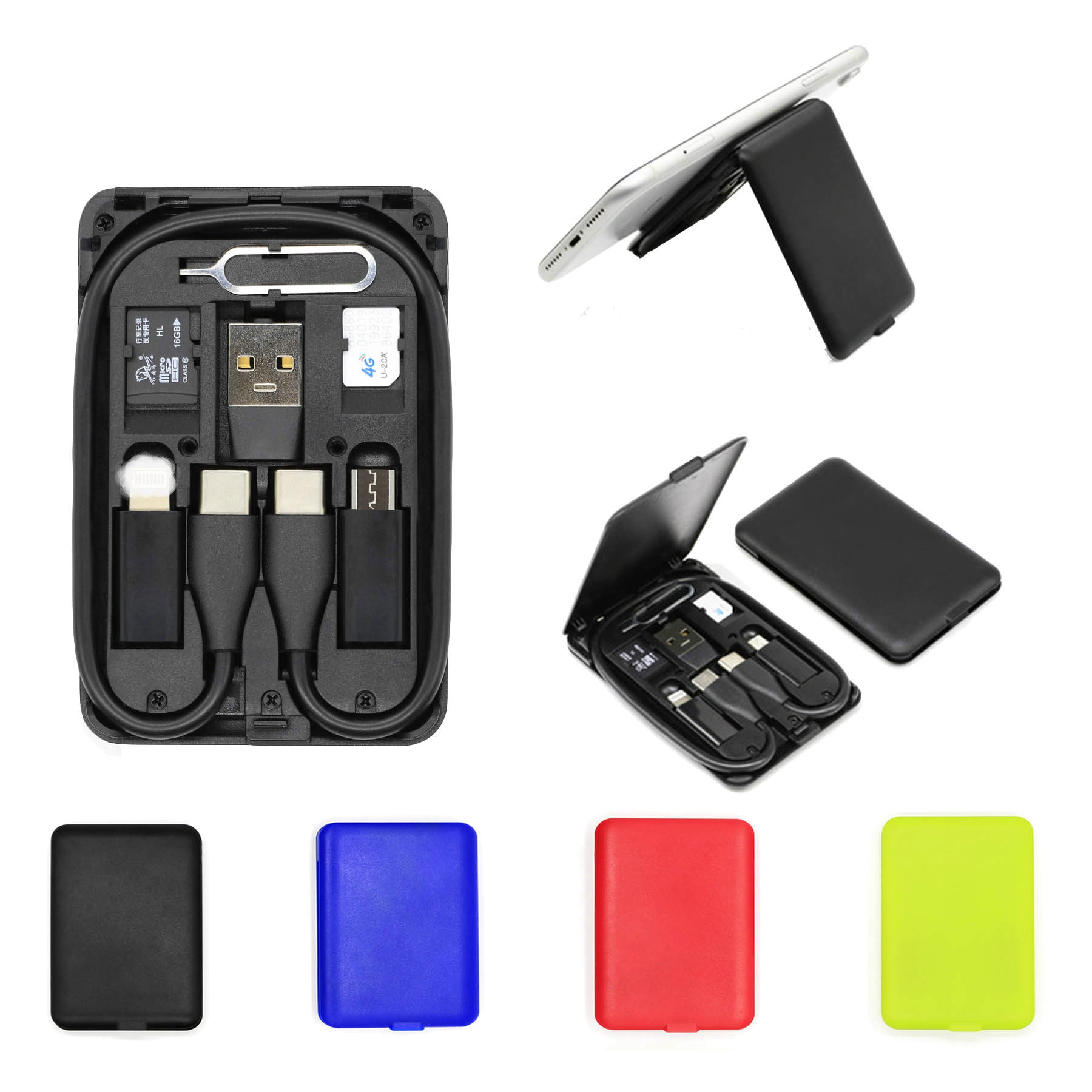 Portable Multi-Function Data Cable Storage Box 2