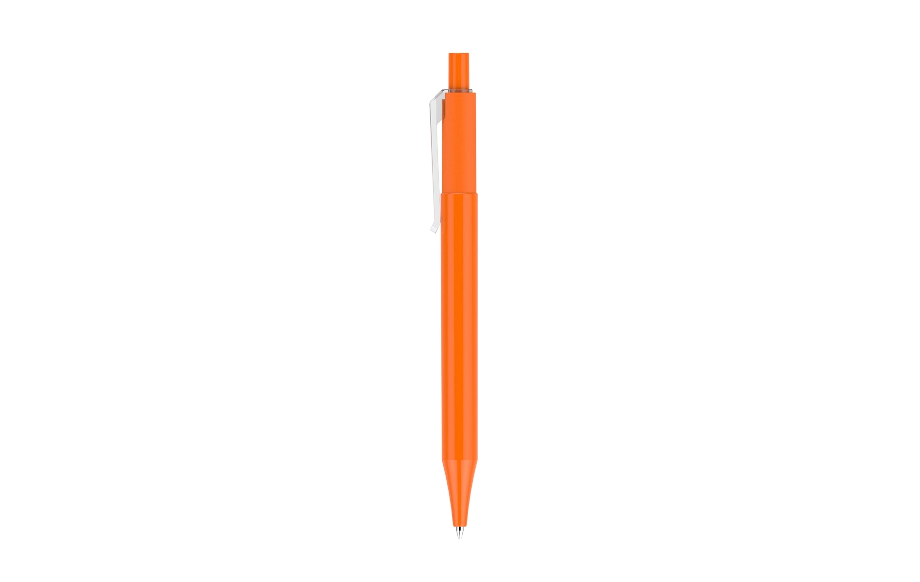 Rainbow Plastic Pens with clear clip 12