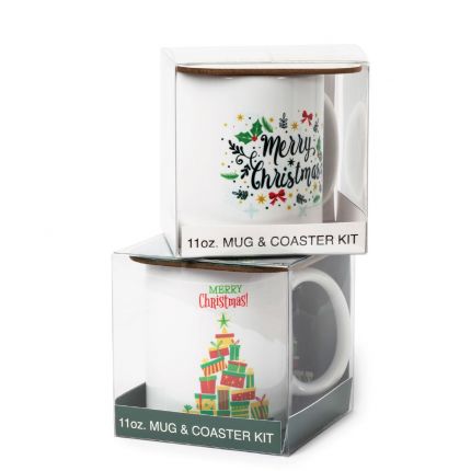 Mug & Hard Coaster Gift Set 4