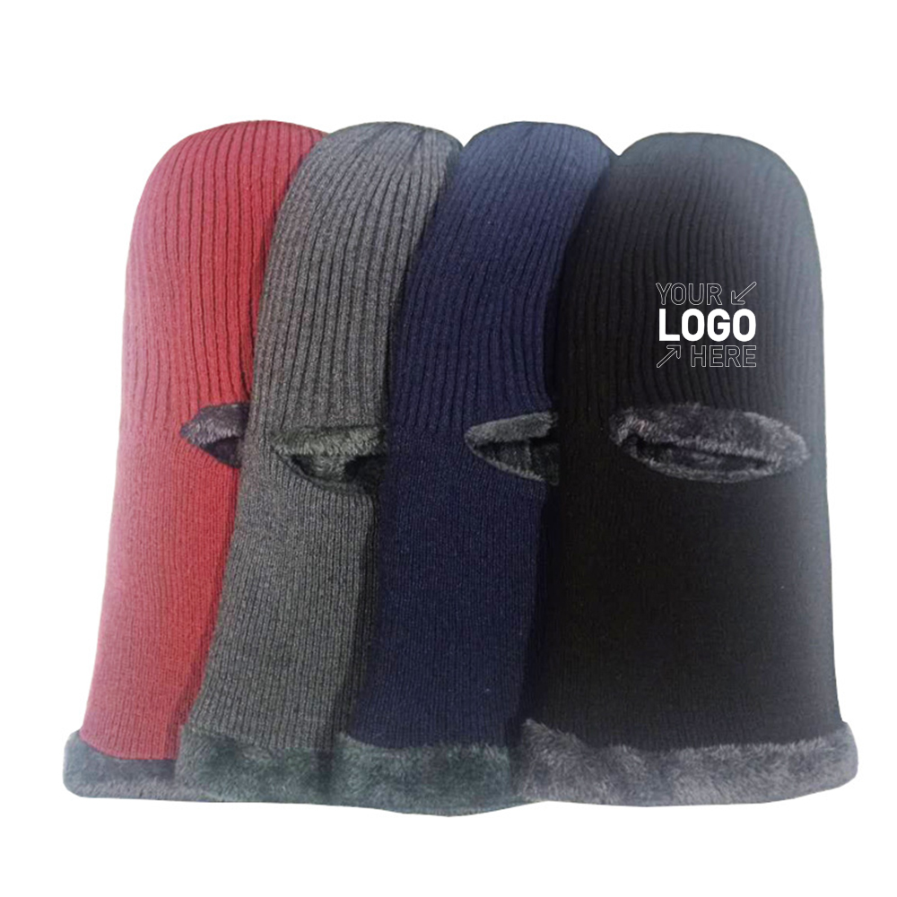 Winter warm all-in-one knitted hat 1