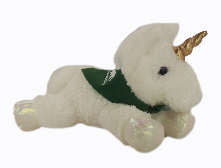 8" Celestial Unicorn with Bandana and one color imprint 2