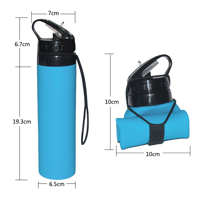 Foldable Silicone Water Bottle 5