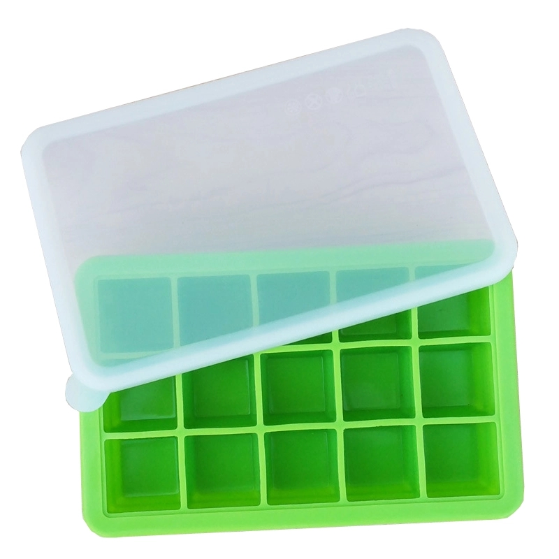 Custom Silicone Baby Food Storage & Ice Cube Freezer Tray 7