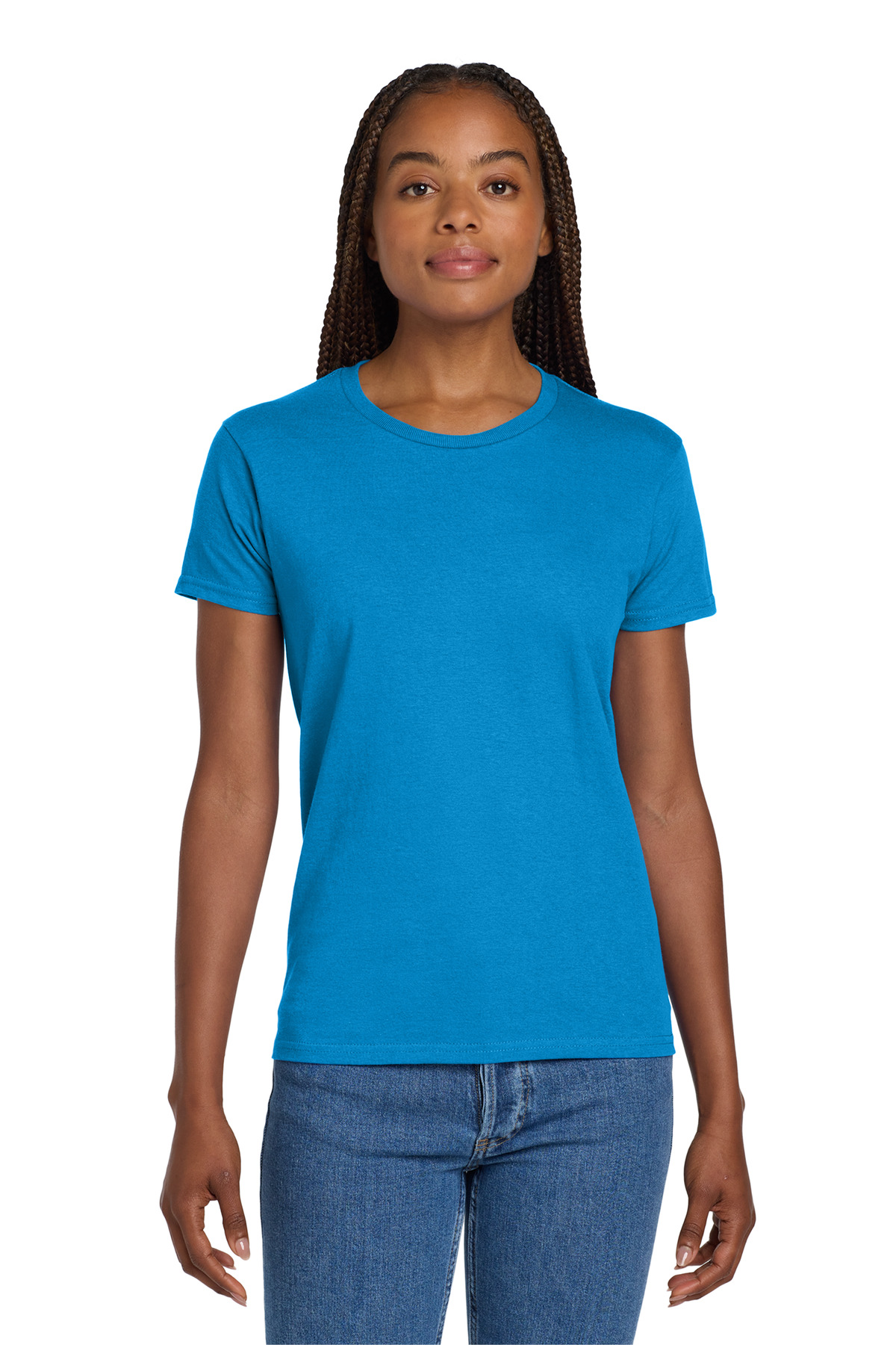 Gildan Women's Ultra Cotton 100% US Cotton T-Shirt. 2000L 87
