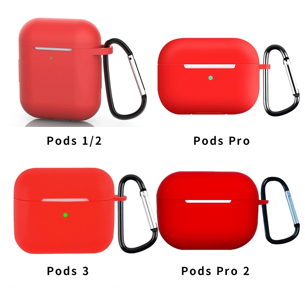 Silicone Earphone Case With Carabiner 7