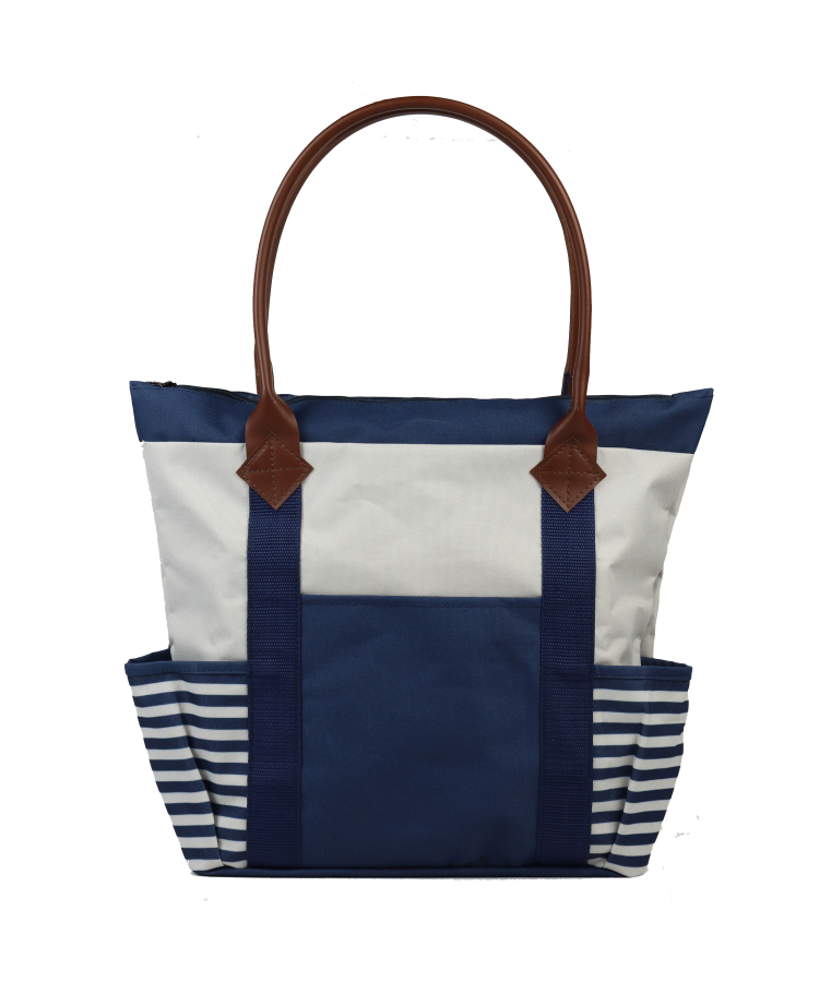Union Printed - Striped Tote Bag, custom tote bag with logo imprint 2