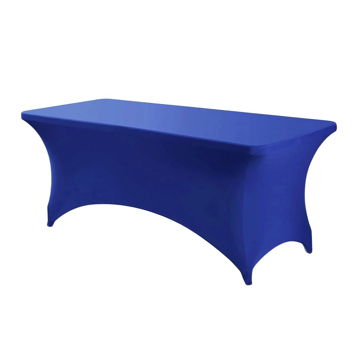 Fitted Polyester Tablecloth for Standard 6 Foot Tables 7
