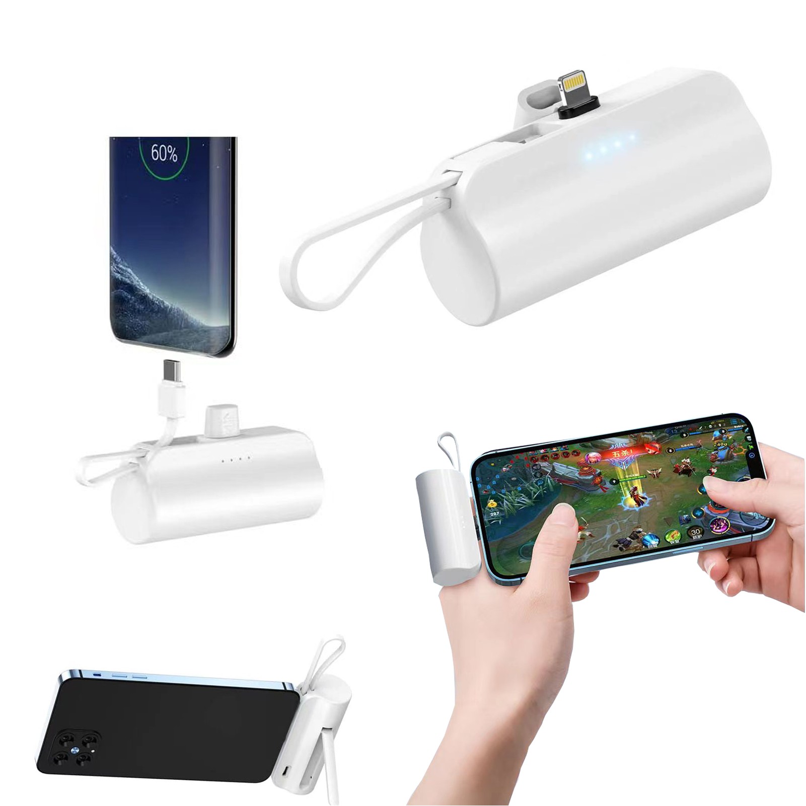 5000mAh Ultra Compact Portable Phone Charger Power Bank 3