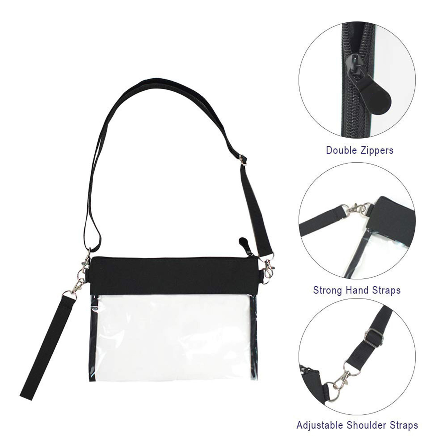Transparent PVC Crossbody Purse 3