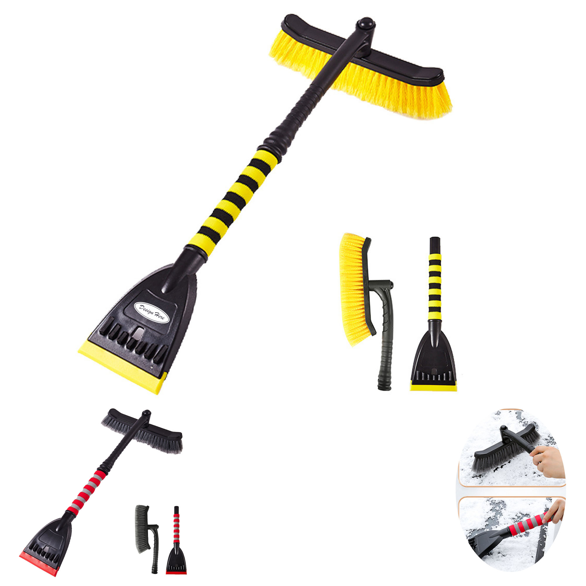 Snow Brush with Foam Grip for Comfortable Winter Use 6