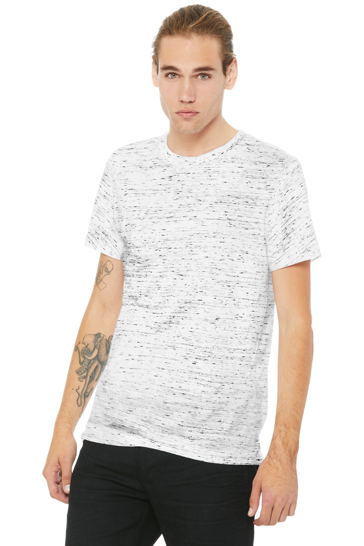BELLA+CANVAS Unisex Poly-Cotton Short Sleeve Tee. BC3650 1