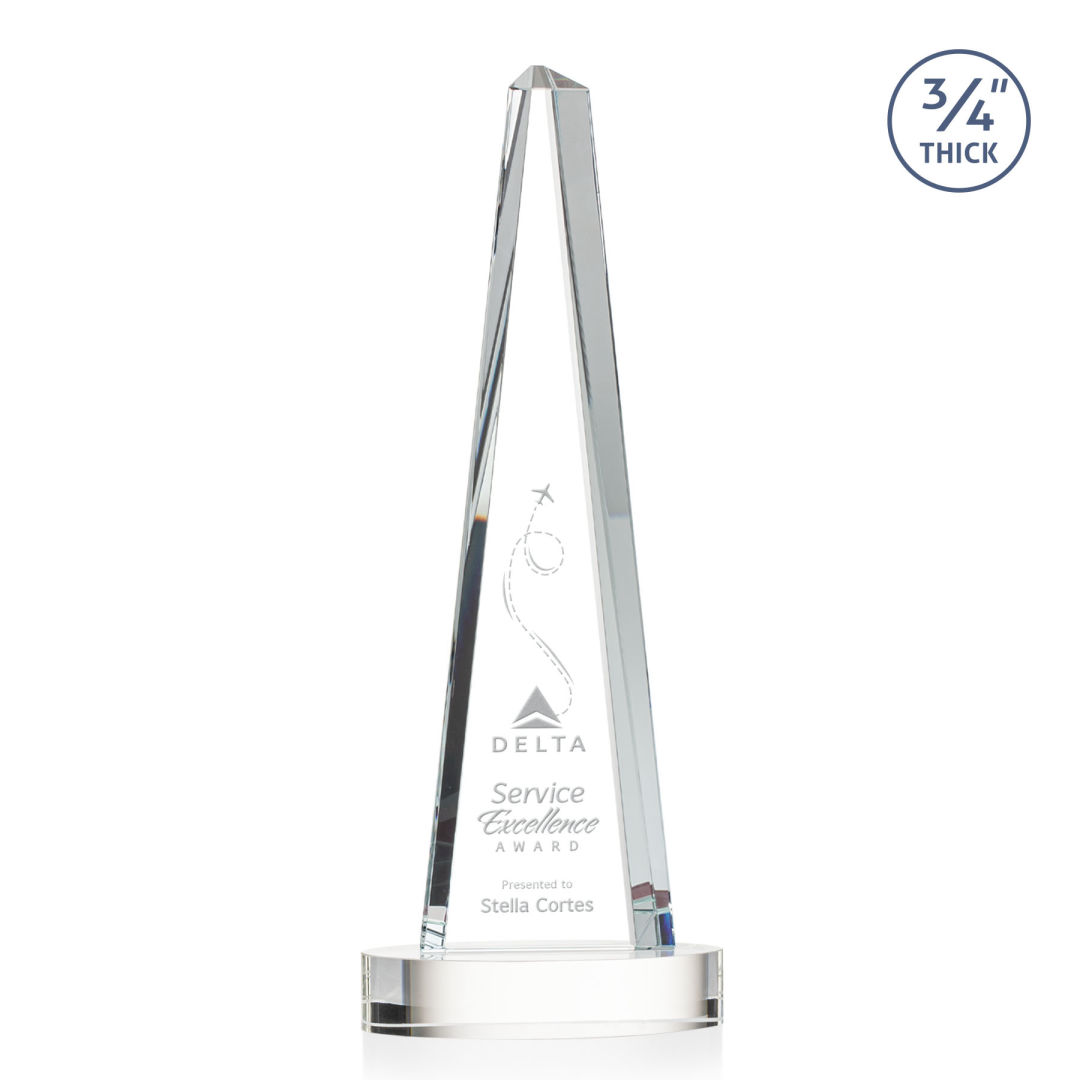 Majestic Tower Award on Alberton Base - Clear 5