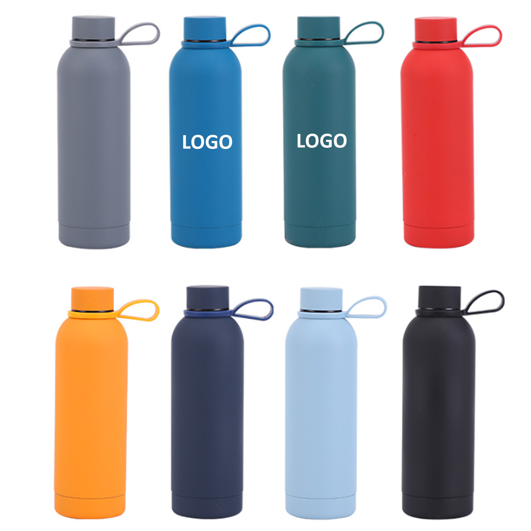 17 oz Vacuum Insulated Water Bottle With Rope 2