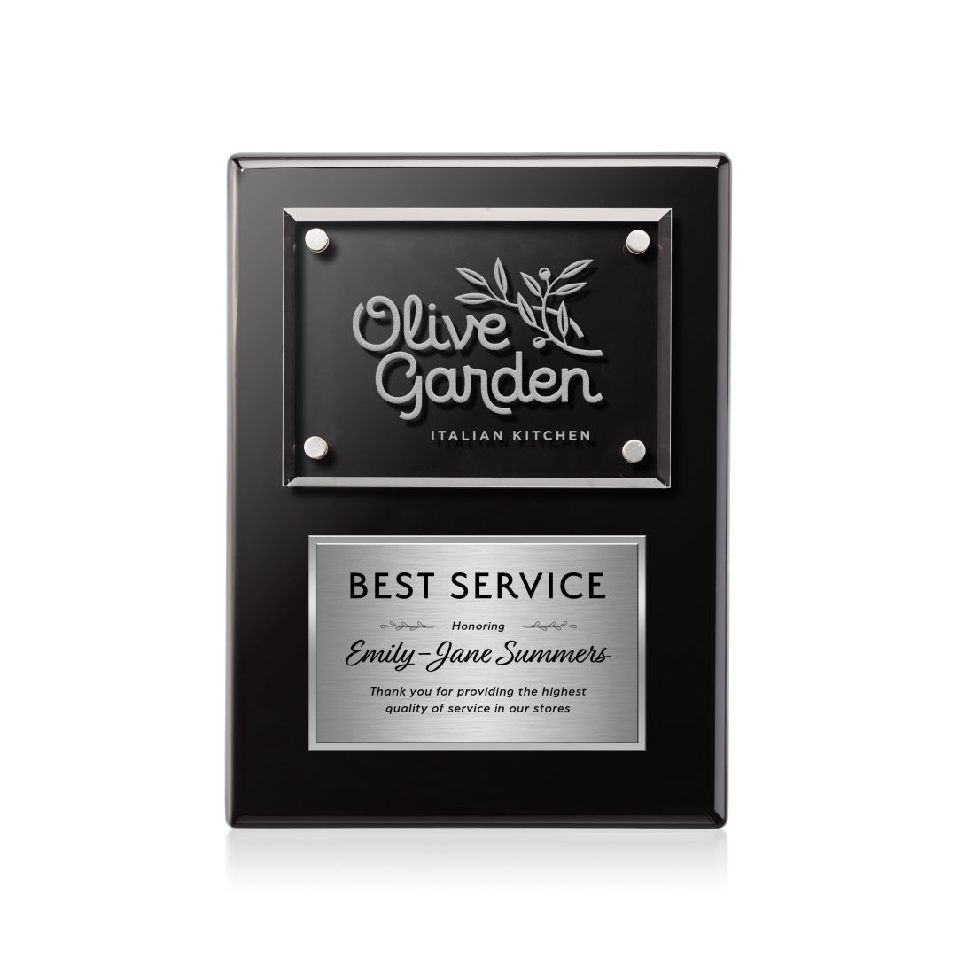 Gossamer Plaque - Black/Silver 3