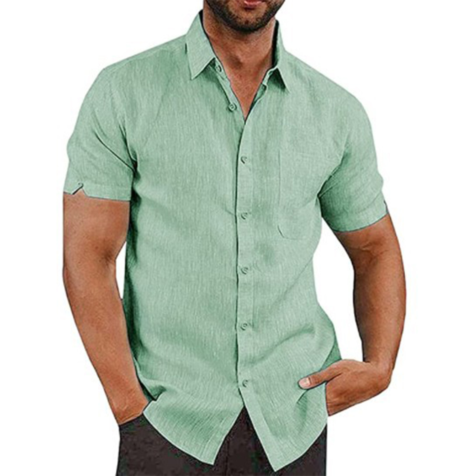 Summer Linen Button Shirt 4