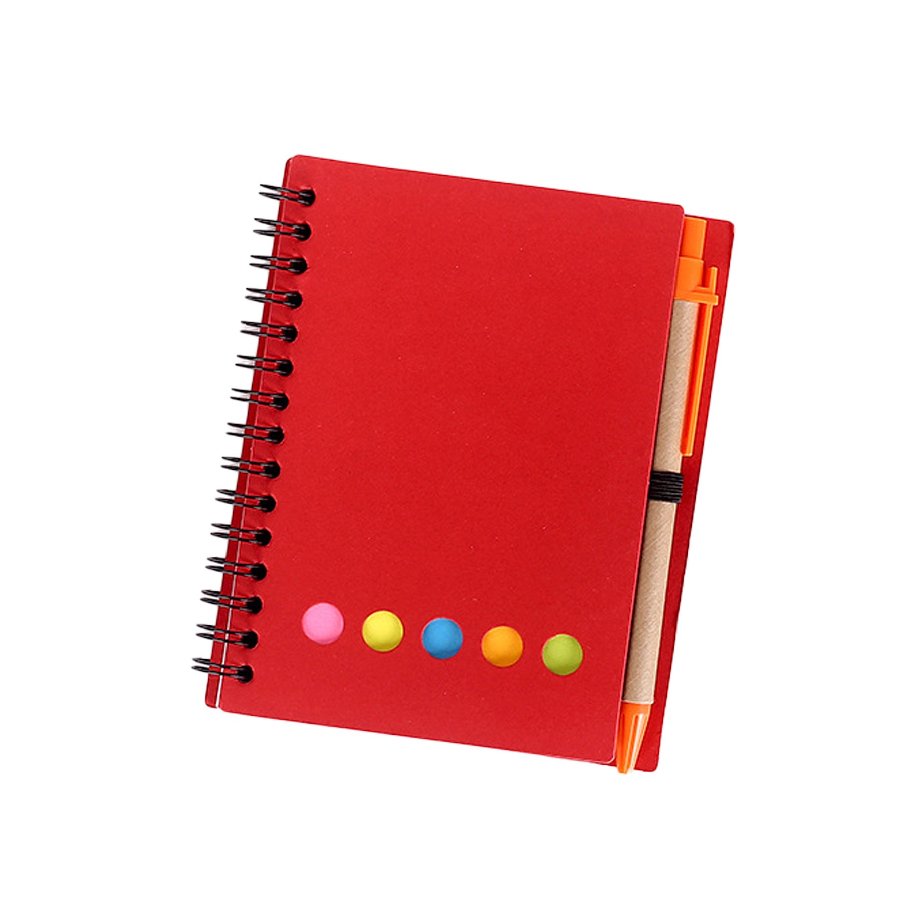 Eco-Friendly Spiral Sticky Flag Notepad W/ Pen 4