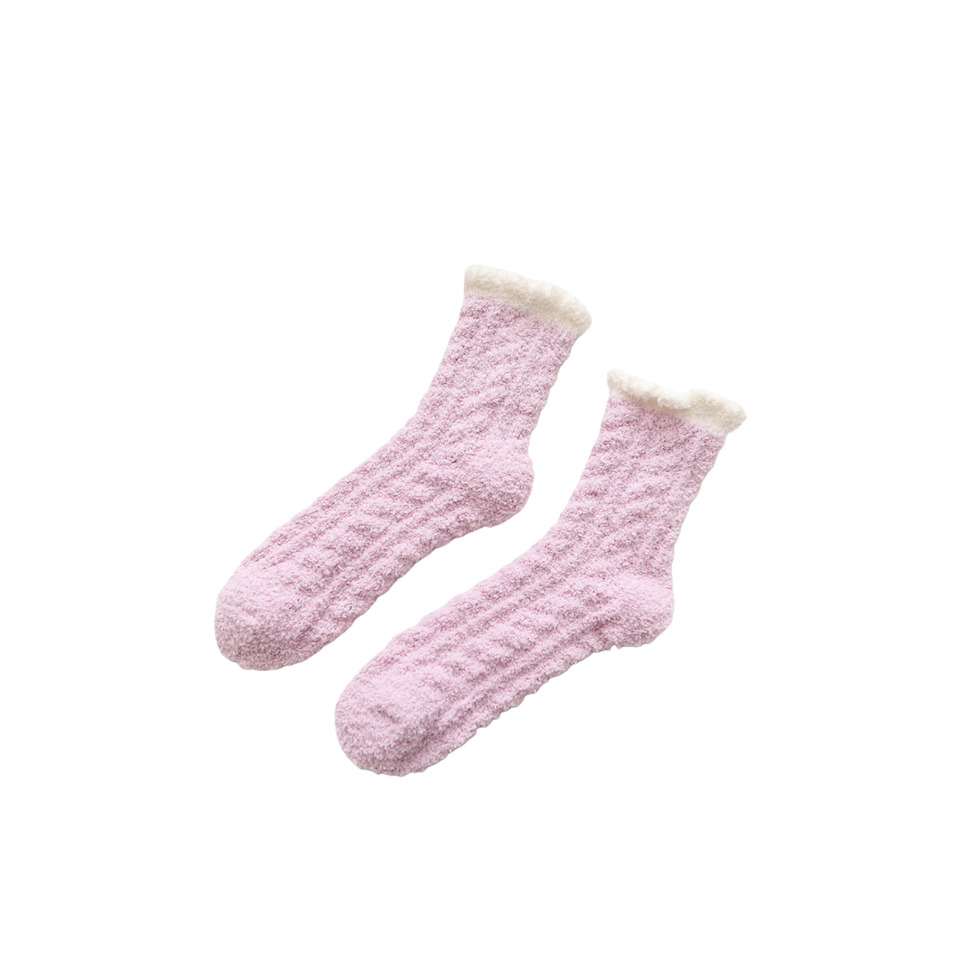 Custom Logo Fuzzy Winter Socks 9