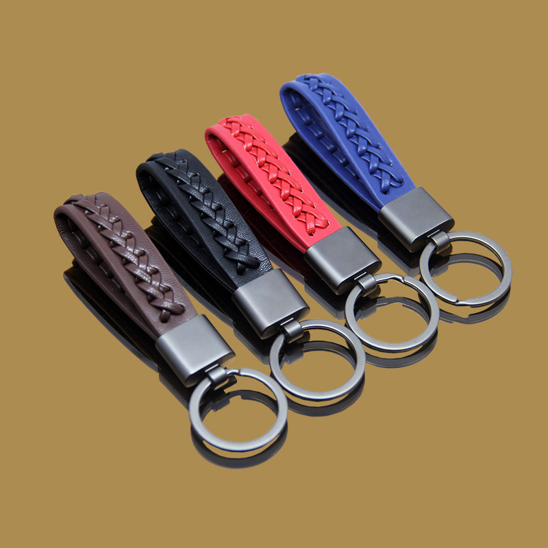 Braided Leather Key Chain 6