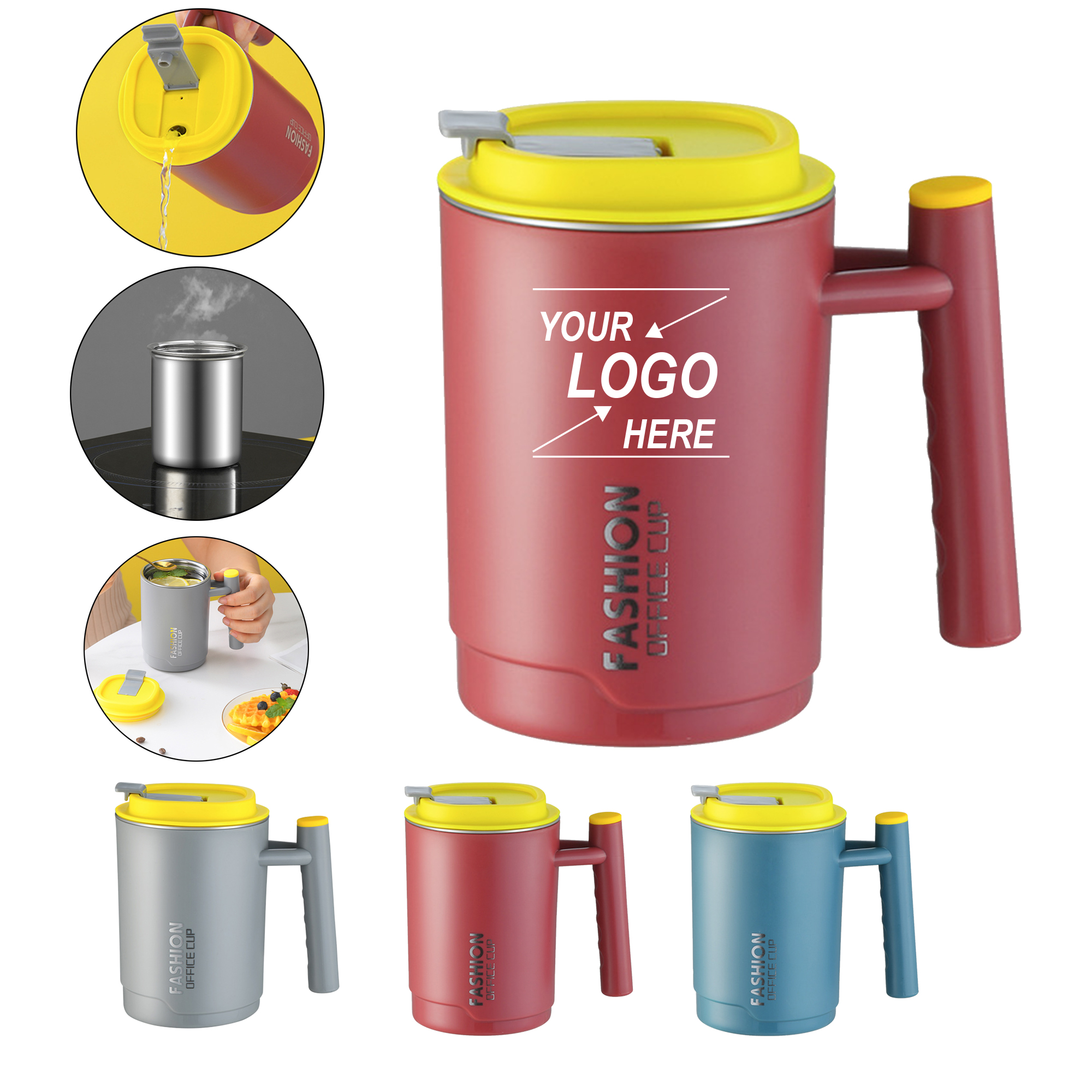 15oz Insulated Stainless Steel Coffee Tumbler 4