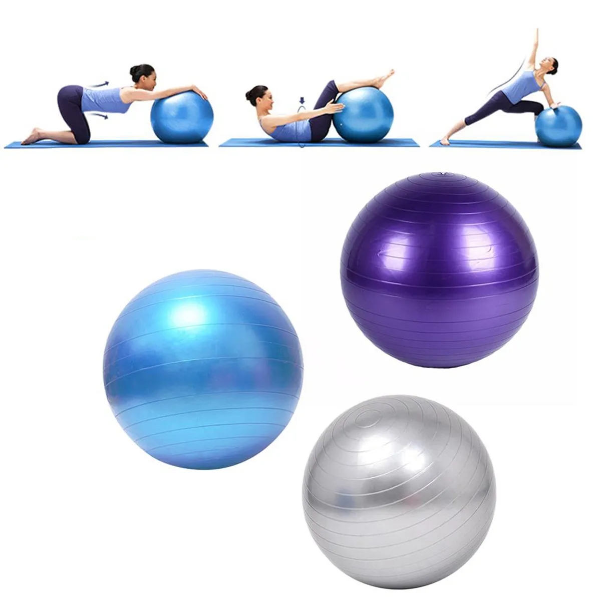 Exercise Yoga Balls With Pump 3
