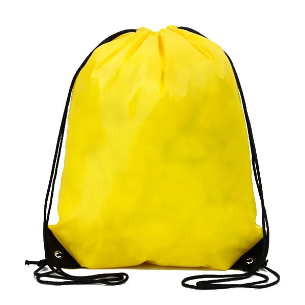 RPET 190T Polyester Drawstring Backpack - 17" H x 13 1/2" W 4