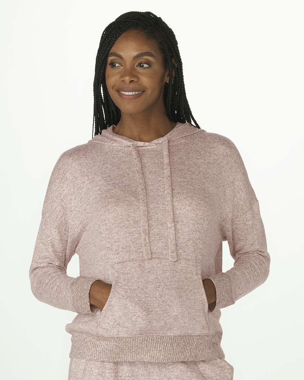Women's Cuddle Fleece Hooded Sweatshirt - BW1501 8