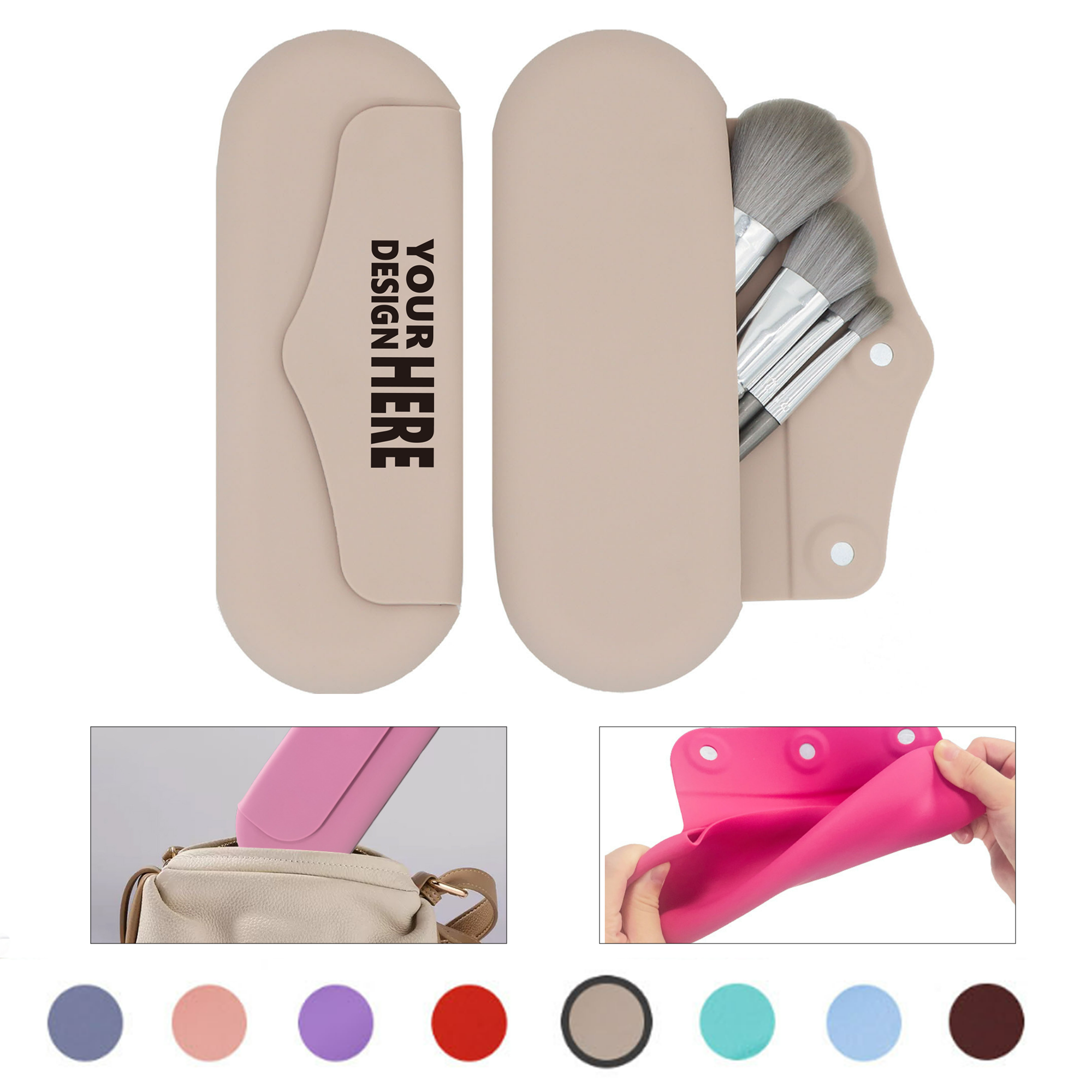 Silicone Makeup Tools Organizer 2