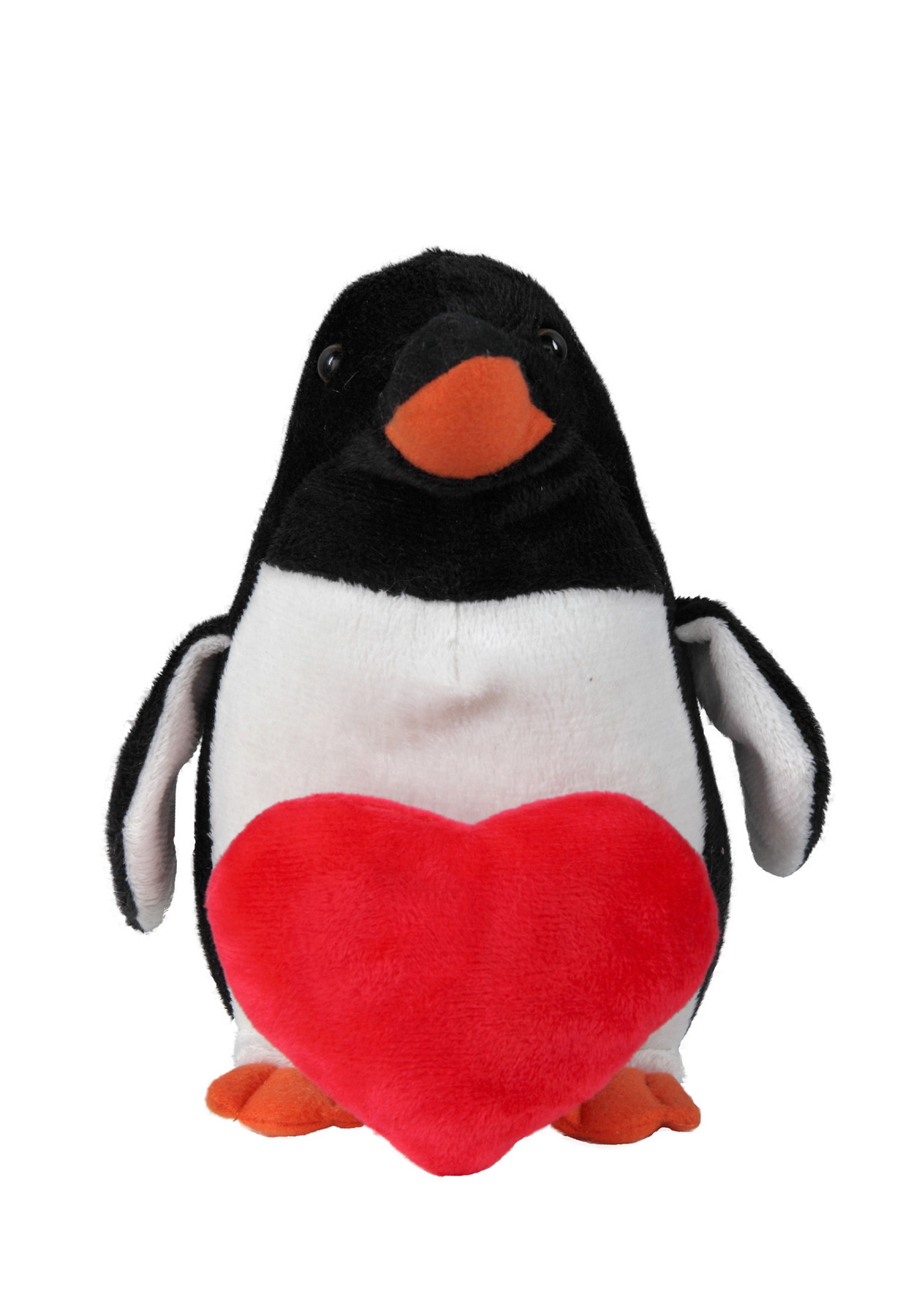 soft plush Penguin with heart