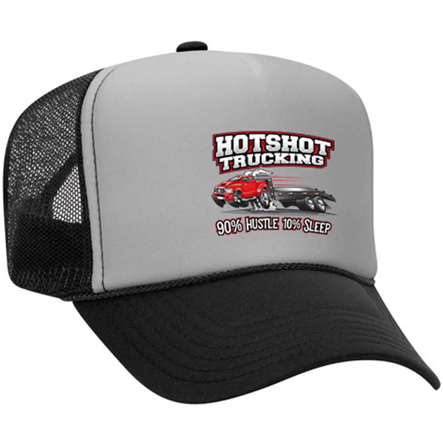OTTO 5 PANEL HIGH CROWN MESH BACK TRUCKER HAT 65
