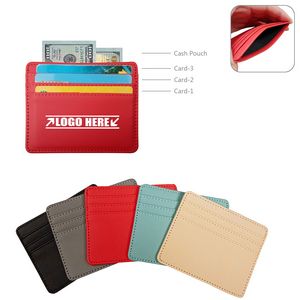 PU Leather Card Holder With Wallet 11
