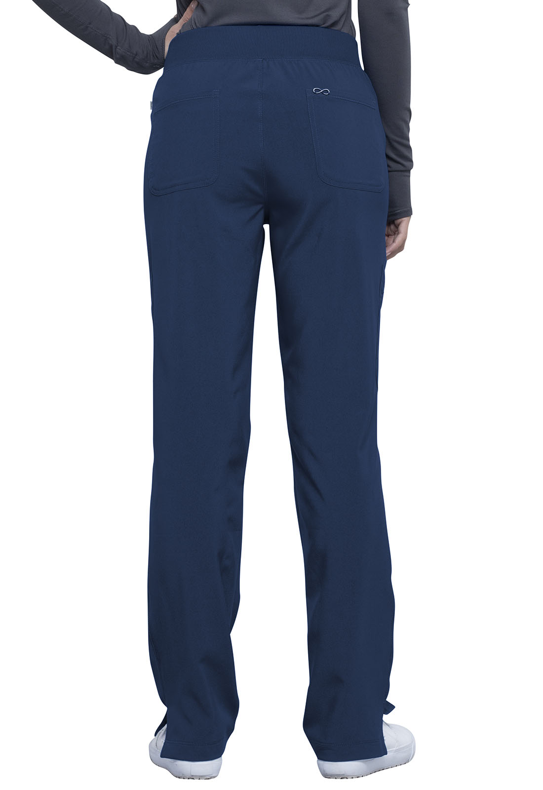 Infinity - Women's 6- Pocket Mid Rise Tapered Leg Pant 8