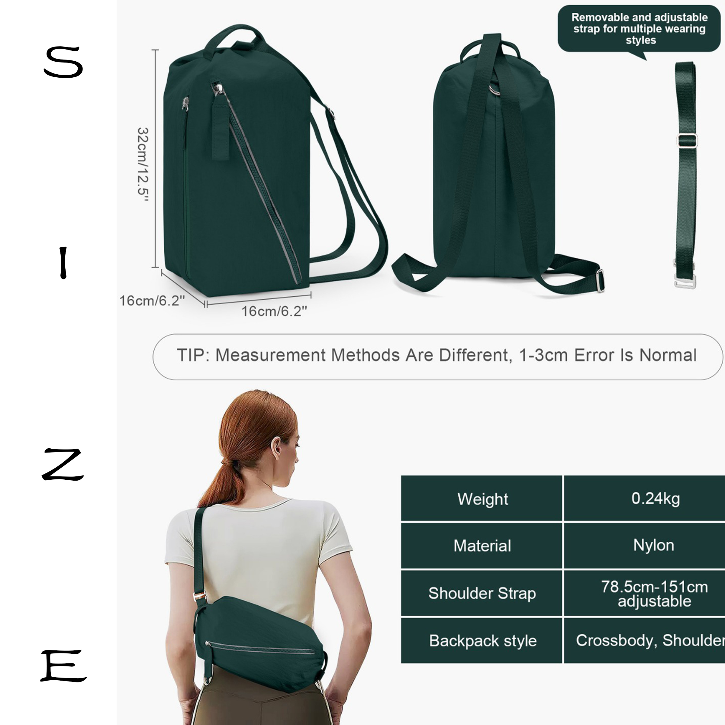 Nylon Cycling Sports Crossbody Bag 3
