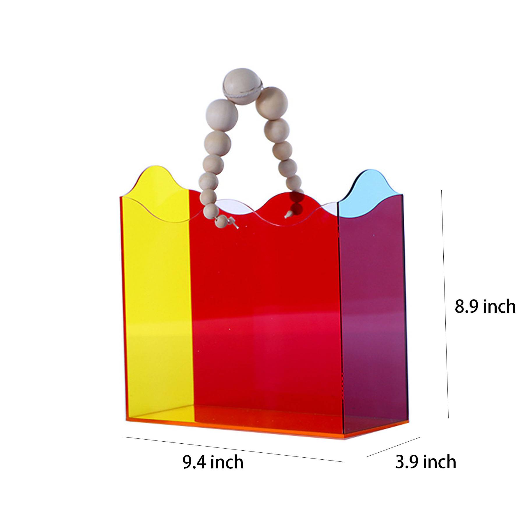 Colorful Acrylic Hand Held Gift Box 4