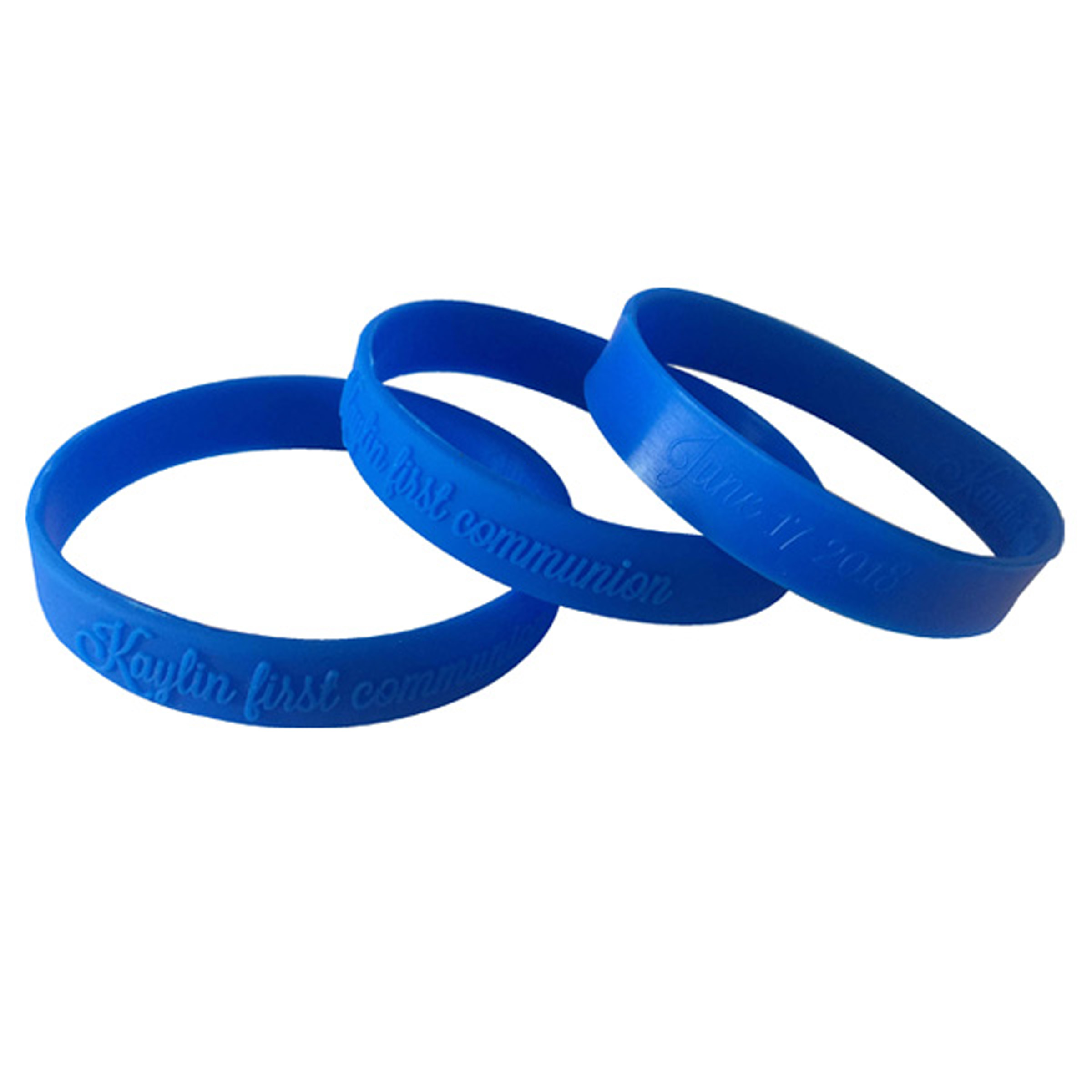Embossed Silicone Wristband 4
