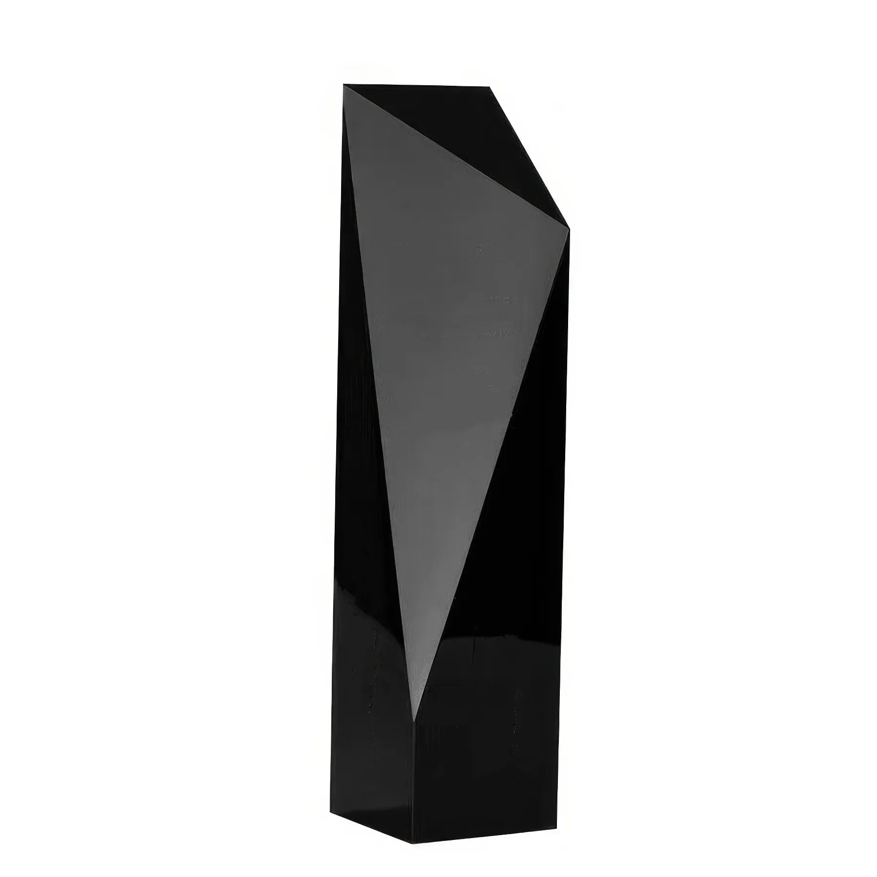 Personalized Black Crystal Trophy 2