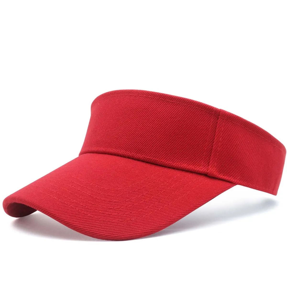 In Stock Custom Cotton Sports Twill Visor 5