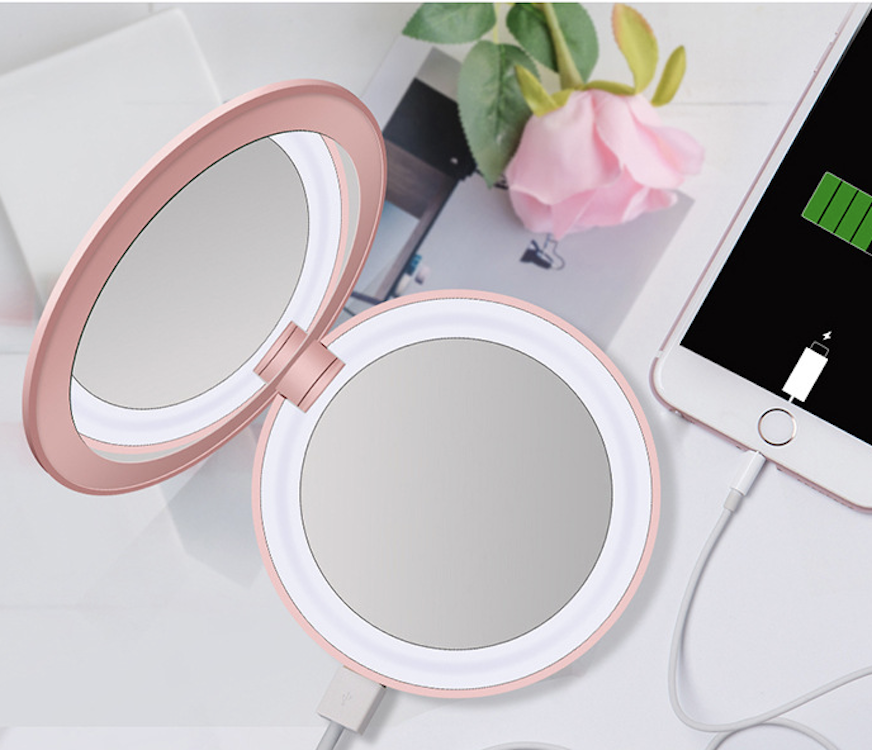 Powerbank LED Mirror with 3x Magnification 10