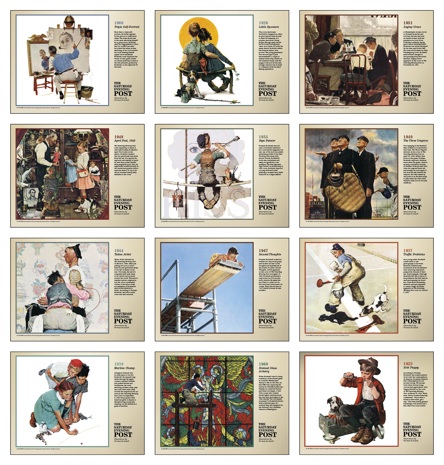Triumph® Calendars The Saturday Evening Post Deluxe Pocket Calendar 40