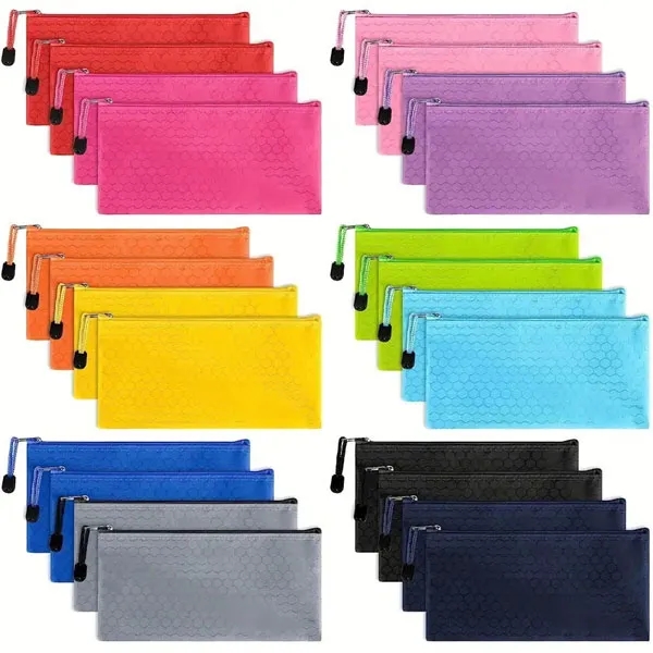 A6 Waterproof Zipper Pencil Pouch 9