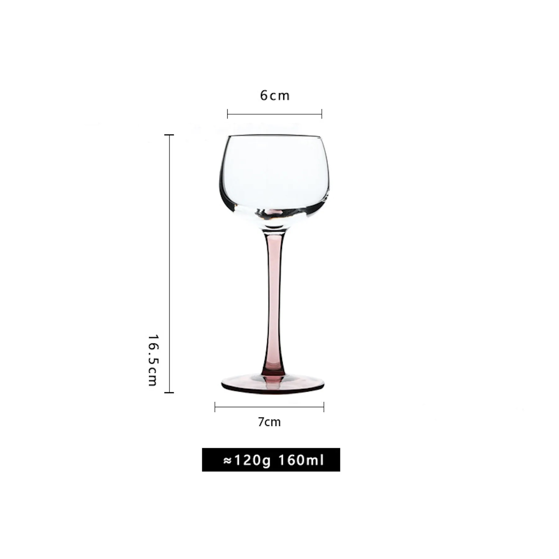 3Oz Colorful Wine Glasses 3