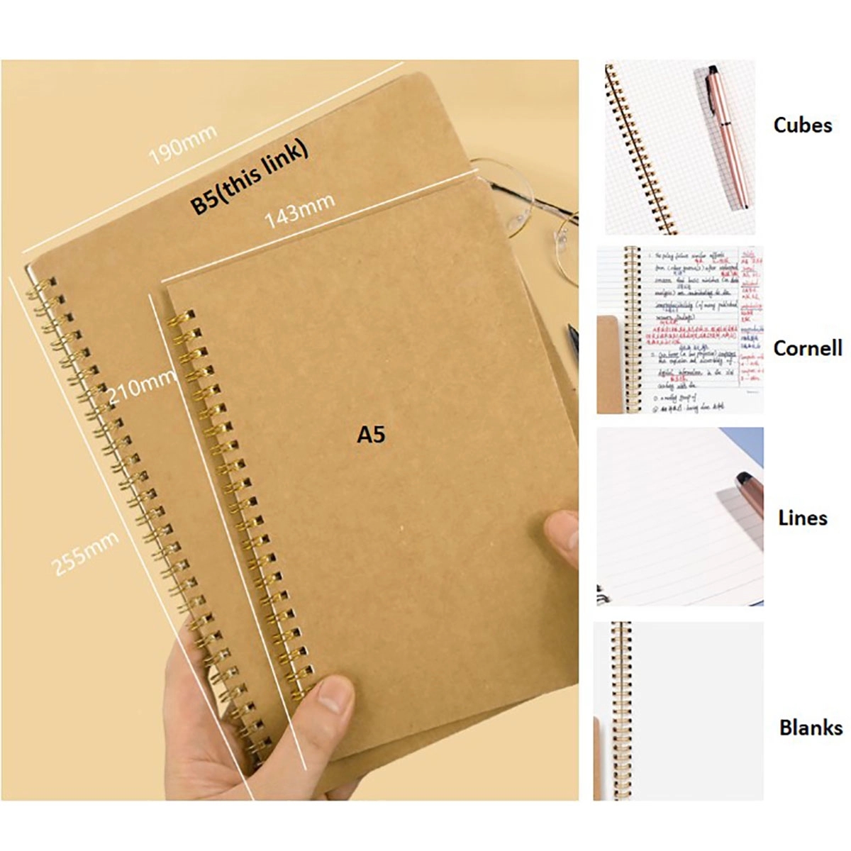 B5 Notebooks Mead Spiral 3