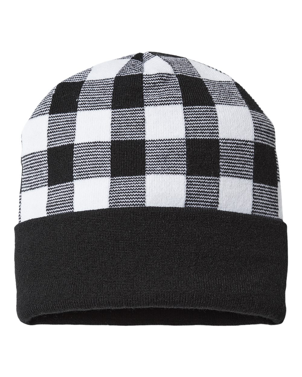 USA-Made Plaid Beanie - RKP12 8