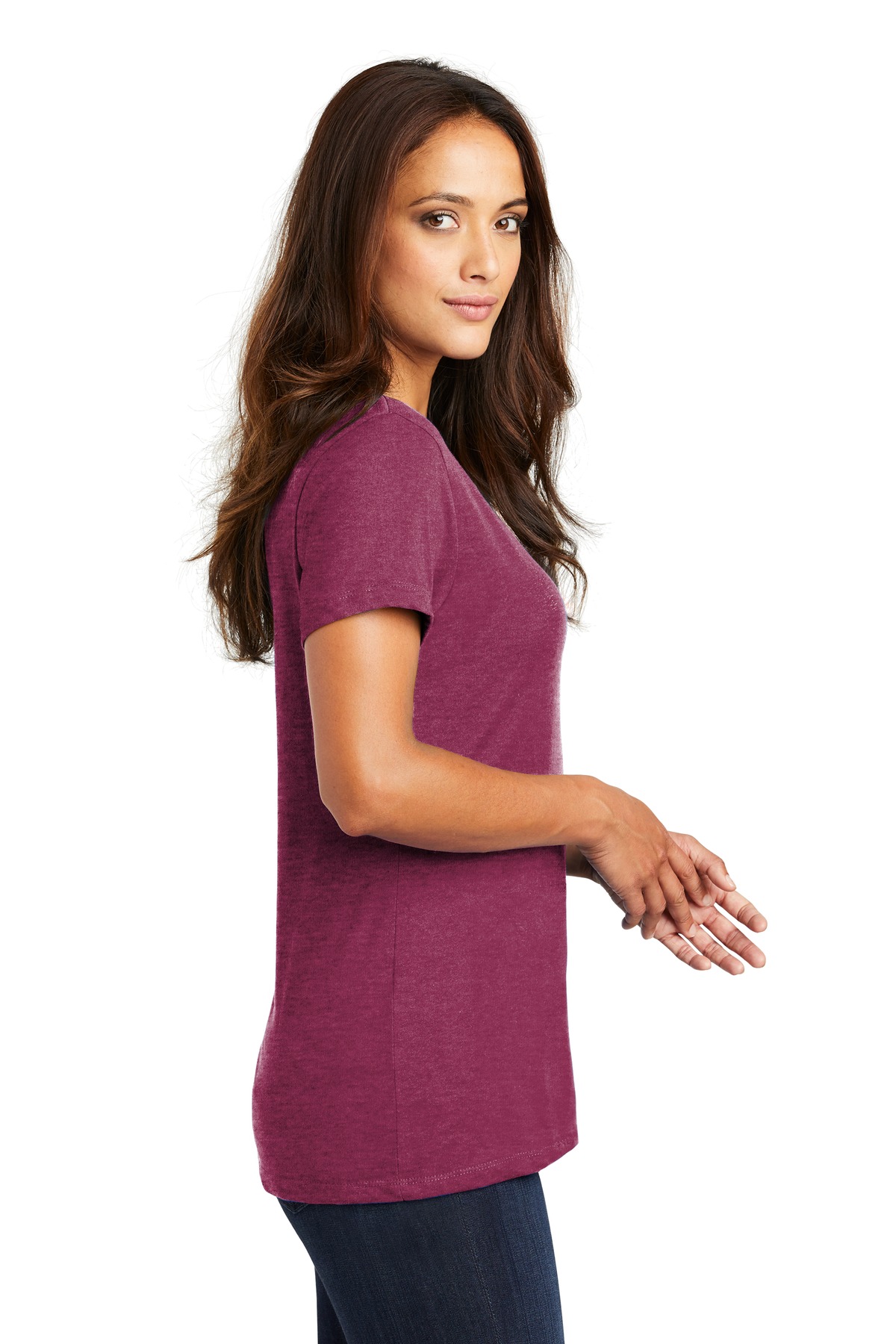 District® Women's Perfect Weight V-Neck Tee 46