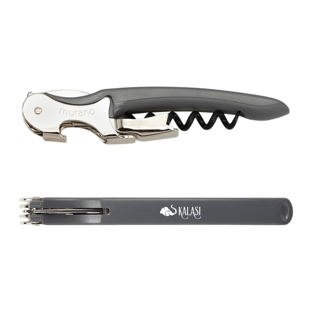 Murano Soft-Touch Italian Two-Step Waiters Corkscrew 15
