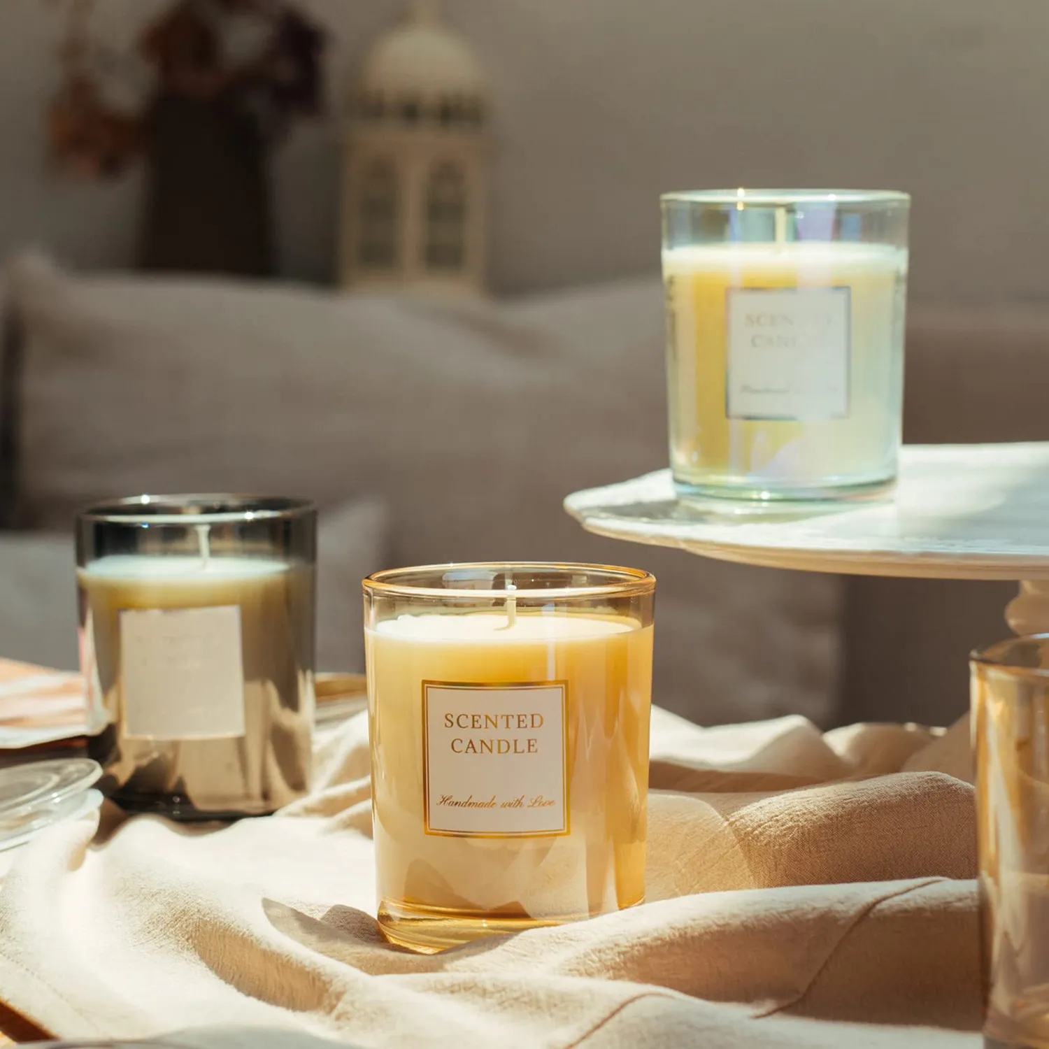Lid Candle Making Jars Vessels Containers 3