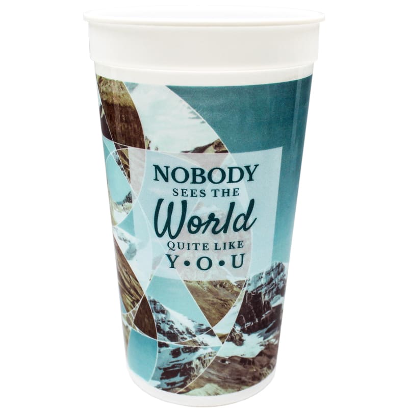 32oz Full Color Wrap Stadium Cups 10