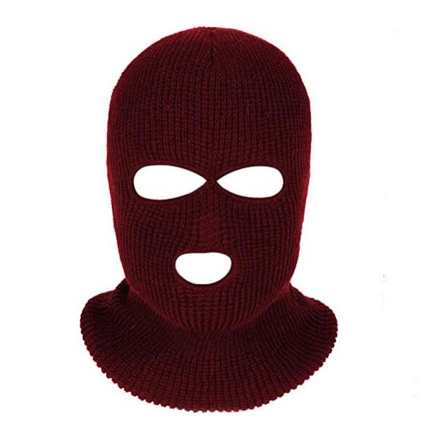 3-Hole Balaclava Knitted Full Face Ski Cover Mask 9