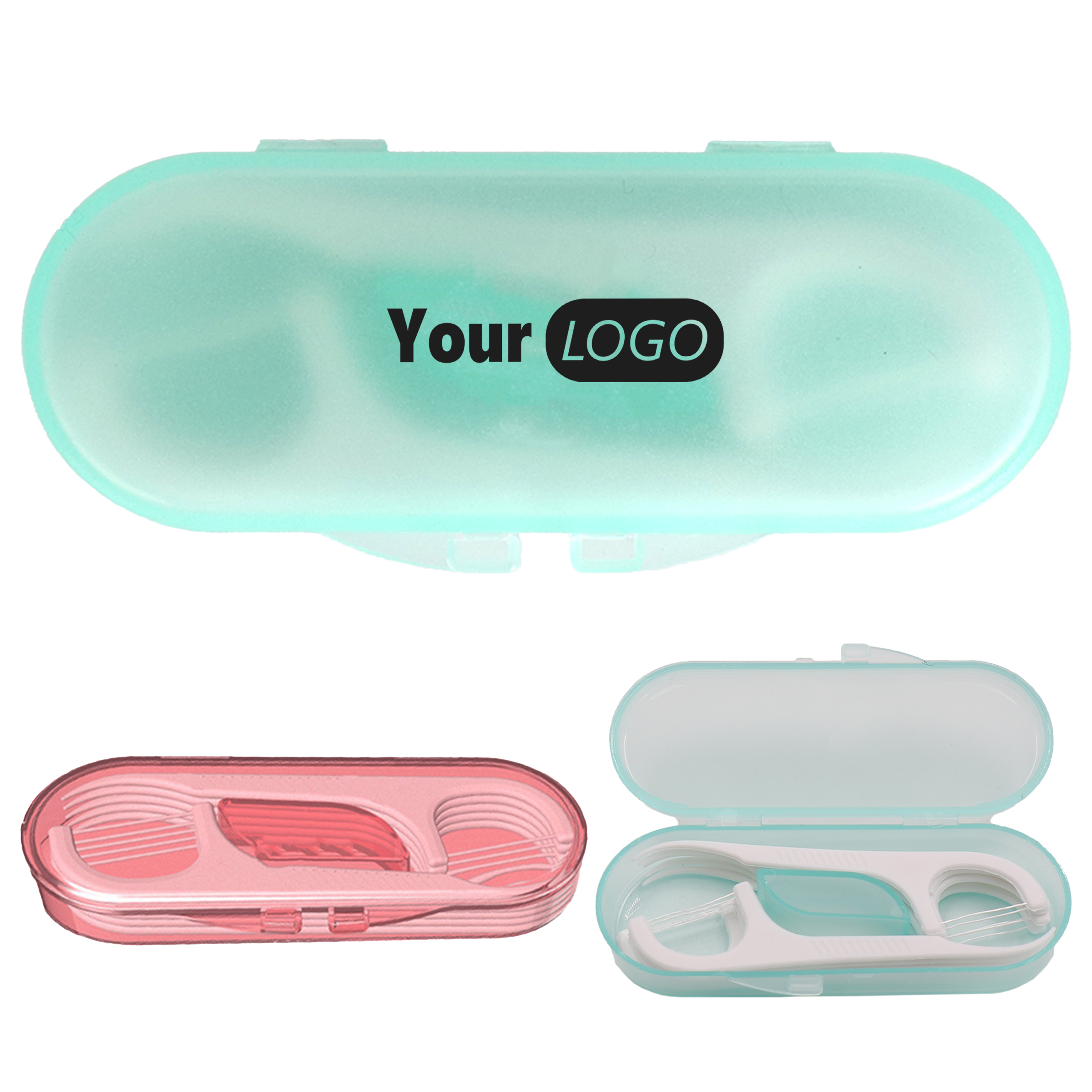 Plastic Portable 10 Pack Dental Floss Box 2