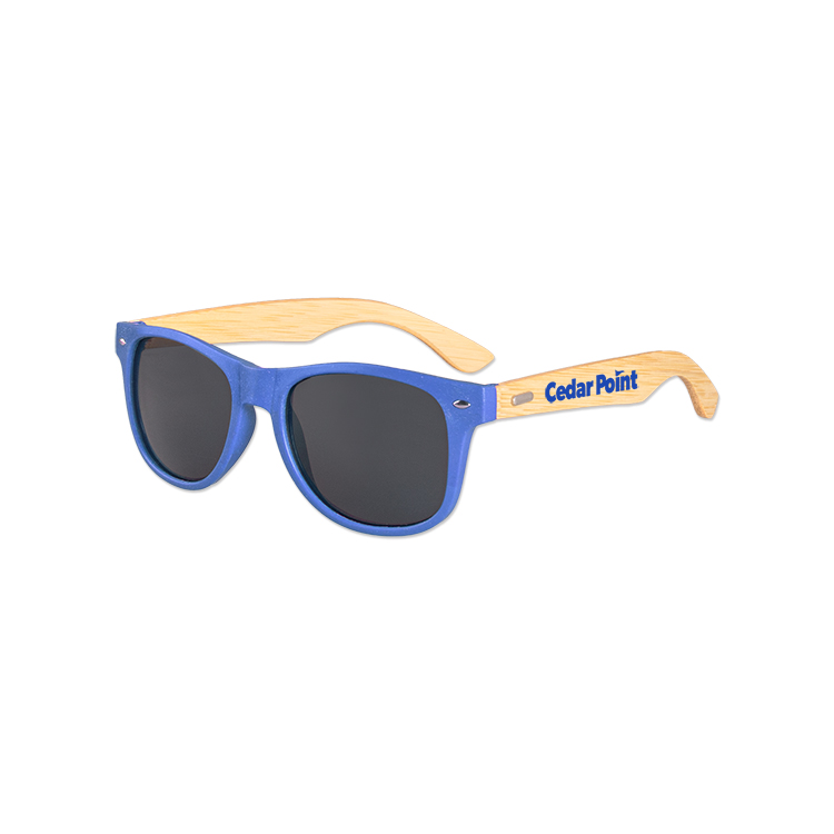 Wheat Straw Frame Iconic Bamboo Arm Sunglasses 4
